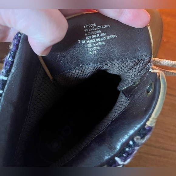 Bionica Women Romulus Ankle Boots 4572005 Camel Tan Wool & Leather Upper Size 7M - Picture 7 of 9